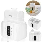 Podgrzewacze butelek i sterylizatory - Podgrzewacz do butelek pokarmu PODWÓJNY 6w1 STERYLIZATOR Lionelo Thermup - miniaturka - grafika 1