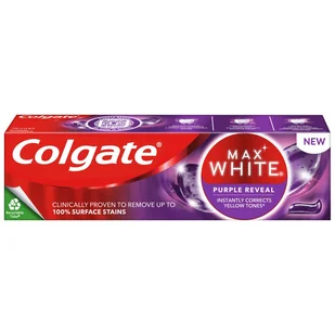 Colgate - Max White Purple Reveal pasta do zębów - Pasty do zębów - miniaturka - grafika 1