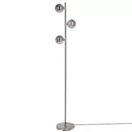 Lampy stojące - Lampa podłogowa metalowa srebrna RAMIS - miniaturka - grafika 1