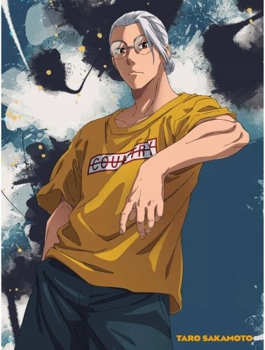 Plakat Sakamoto Days A2 (420mm x custom) Anime