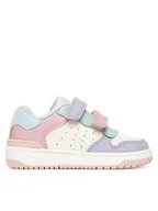 Buty dla dziewczynek - Geox Sneakersy J Washiba J45HXB 000BC C8343 M Różowy - miniaturka - grafika 1