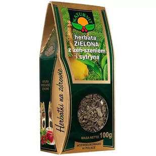 NATURA WITA NATURA WITA HERB ZIELONA Z ŻEŃ-SZENIEM I CYTR 100G - Yerba Mate - miniaturka - grafika 1