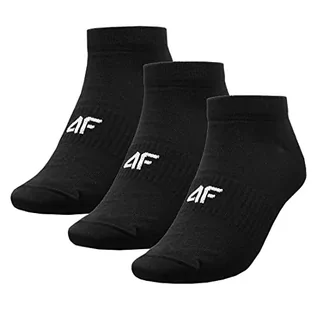 Skarpetki męskie - 4F Socks męskie, DEEP BLACK, 39-42 EU - grafika 1