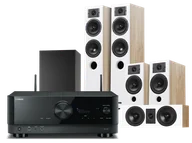 Kino domowe - Yamaha RXV-6A (czarny) + Diva 5 (dąb) +Diva 3 (dąb) + Diva 7 (dąb) + Basso 880 (czarny) - miniaturka - grafika 1