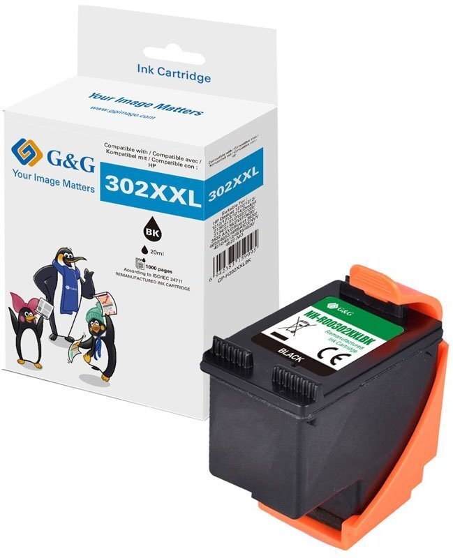 Tusz G&G XXL-Patrone kompatybilny z HP 302XL/ F6U68AE