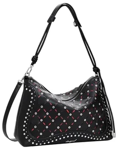 Desigual Yankee, damska torba na ramię, Czarny (Black) - Torebki damskie - miniaturka - grafika 1