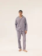 Piżamy damskie - Piżama Mic 43035-05X Niebieska - miniaturka - grafika 1