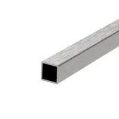 Balustrady i akcesoria - BANISTER Poręcz kwadratowa 2 metrowa srebrna polerowana - miniaturka - grafika 1