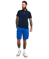 Spodenki damskie - Joe Browns Męskie pogrubione szorty na lato z barwionym kwiatowym akcentem, niebieskie, talia 38, NIEBIESKI, 38W - miniaturka - grafika 1