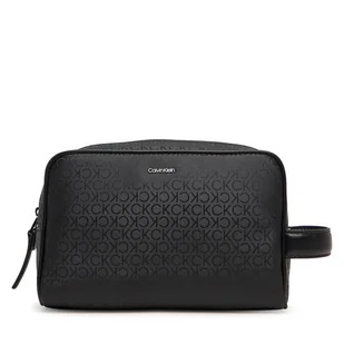 Kosmetyczka Calvin Klein Ck Sleek Washbag Mono K50K512944 Czarny - Kosmetyczki, organizery i kuferki - miniaturka - grafika 1