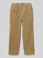Spodnie i spodenki dla chłopców - Spodnie sztruksowe o kroju tapered fit z mieszanki bawełny model ‘YOKE’ - miniaturka - grafika 1
