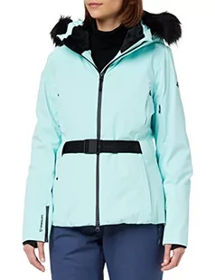 4F Damska kurtka narciarska Kudn012 Jeans, Aqua, 38, woda, 38 - Kurtki damskie - miniaturka - grafika 1