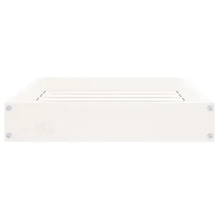 Lumarko Legowisko dla psa, białe, 61,5x49x9 cm, lite drewno sosnowe! - Legowiska dla psów - miniaturka - grafika 5