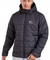 Kurtki męskie - KURTKA MĘSKA NIKE AIR THERMA-FIT CZARNA FN0251 010 CIEPŁA PUCHOWA r. S - miniaturka - grafika 1