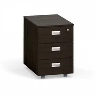 Szafki biurowe - B2B Partner Kontener na teczki wiszące PRIMO Classic, 3 szuflady, wenge 519856 - miniaturka - grafika 1