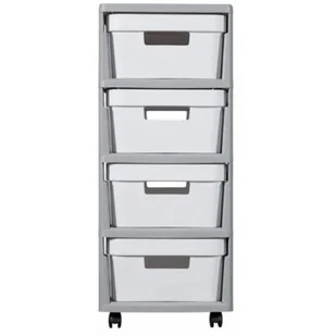 Curver REGAŁ SZAFKA INFINITY 4x11L 231557 (231559) - Szafki łazienkowe - miniaturka - grafika 1