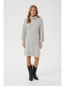 Sukienki - Cream Sukienka dzianinowa w kolorze jasnoszarym - miniaturka - grafika 1
