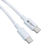 Kable - Kabel DPM USB-C - USB-C 1 m biały (5906881212653) - miniaturka - grafika 1