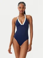 Stroje kąpielowe - Banana Moon Strój kąpielowy Rosas Poway L2306 Granatowy - miniaturka - grafika 1