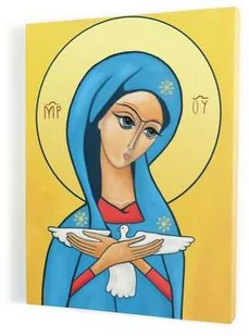 Matka Boża Niosąca Ducha Świętego, obraz na płótnie - Ikony i obrazy sakralne - miniaturka - grafika 1