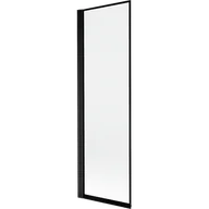 Parawany nawannowe - Mexen Mist parawan nawannowy 1-skrzydłowy lewy 60 x 150 cm, czarna ramka, czarny - 8A9-060-001-70-70-L - miniaturka - grafika 1