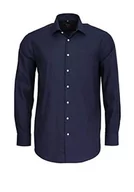 Koszule męskie - Jedwabna koszula męska biznesowa - miniaturka - grafika 1