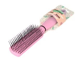 Donegal Szczotka do włosów Pink Lychee Brush wąska 1274 - Szczotki i grzebienie do włosów - miniaturka - grafika 1