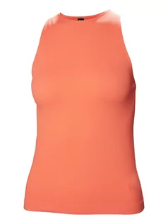 Koszulki sportowe damskie - Helly Hansen Top sportowy "Allure Seamless" w kolorze pomarańczowym - grafika 1