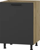 Szafki kuchenne - Szafka kuchenna dolna VENTO D-60/82 front: antracyt - miniaturka - grafika 1