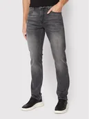 Spodnie męskie - Guess Sweter Angeles M2YAN2 D4Q52 Szary Slim Fit - miniaturka - grafika 1