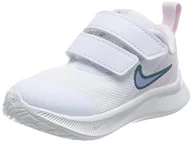 Buty dla chłopców - Nike Star Runner 3 sneakersy chłopięce, Biały kobaltowy Bliss Pearl Pink, 35.5 EU - miniaturka - grafika 1