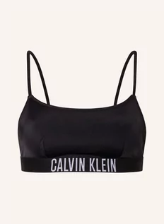 Stroje kąpielowe - Calvin Klein Góra Od Bikini Bustier Intense Power schwarz - grafika 1