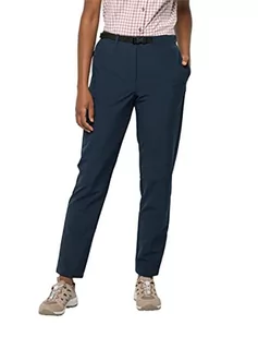 Jack Wolfskin Damskie spodnie Summer Walk Pants W spodnie rekreacyjne, Night Blue, 34, niebieski (Night Blue), 34 - Spodnie damskie - miniaturka - grafika 1