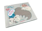 Otulacze - Koc dziecięcy bawełna 110x140 szary miękki kocyk otulacz dla niemowląt PUDEL - miniaturka - grafika 1