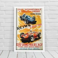Plakaty - Plakatyw  stylu retro Grand Prix Reims XLVIIe de L’ACF - miniaturka - grafika 1