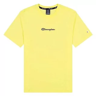 Koszulki męskie - Champion Koszulka męska Soft Fluo S/S, Limon, XL - grafika 1