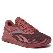 Buty sportowe damskie - Buty Reebok Nano X3 IG0962 Sedona Rose-R/Classic Maroon/Neon Cherry - miniaturka - grafika 1