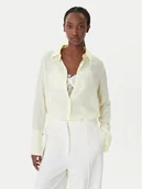 Koszule damskie - Patrizia Pepe Koszula 8C0703/A156-Y478 Żółty Regular Fit - miniaturka - grafika 1