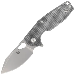 Nóż składany FOX Yaru Black Micarta, Acid Stonewashed M398 by Jesper Voxnæs (FX-527LI MB) - Noże - miniaturka - grafika 1