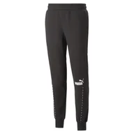 Spodnie sportowe męskie - Spodnie Puma Ess Block X Tape Sweatpants Fl Cl B, Mężczyźni - miniaturka - grafika 1