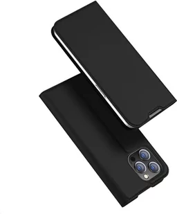 Dux Ducis Skin Pro kabura etui pokrowiec z klapką iPhone 14 Pro czarny - Etui i futerały do telefonów - miniaturka - grafika 1