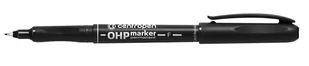 Centropen Marker OHP.F0.6 permanentny 2636 czarny - Markery permanentne - miniaturka - grafika 1