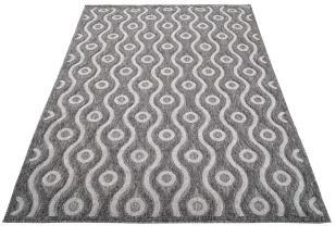 Ciemnoszary dywan dwupoziomowy na taras M4-E09 - Dywany zewnętrzne Ciemnoszary dywan dwupoziomowy na taras M4-E09 - Dywany zewnętrzne - miniaturka - grafika 1