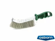Narzędzia warsztatowe - Szczotka druciana ręczna z drutem falistym ze stali nierdzewnej - OSBORN (0008 462 391) 0008462391 - miniaturka - grafika 1
