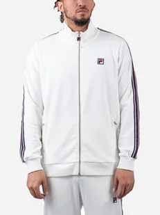 Bluza męska rozpinana streetwear z kołnierzykiem Fila FAM0223-10011 XL Biała (4064556276384) - Bluzy męskie - miniaturka - grafika 1