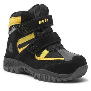 Buty dla chłopców - Śniegowce BARTEK - 14603006 Czarny/Żółty - grafika 1