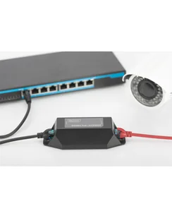 assmann Przedłużacz/Extender PoE + 802.3at, max. 48V 22W Gigabit 10/100/1000 - Adaptery i przejściówki - miniaturka - grafika 1