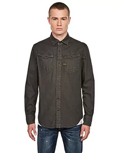 G-STAR RAW Męska koszula Arc Slim, Szary (Asfalt Gd D17528-7647-b575), XS - Koszule męskie - miniaturka - grafika 1