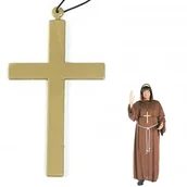 Stroje karnawałowe - Plastikowy Krzyż Halloween Ksiądz Śmierć - miniaturka - grafika 1