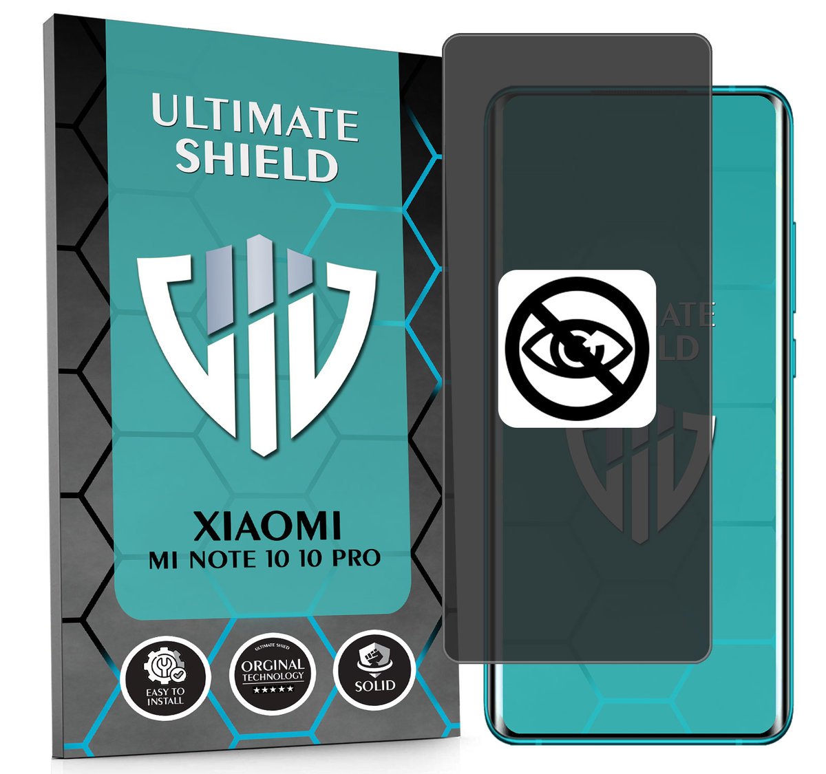 NAJLEPSZA FOLIA 5D ANTYSZPIEGOWSKA DO XIAOMI MI NOTE 10 10 PRO HYDROŻELOWA